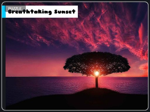 Breathtaking Sunset Jigsaw