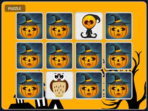 Kids Memory Game: Halloween