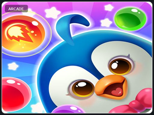 Penguin Bubble Shoot Winter