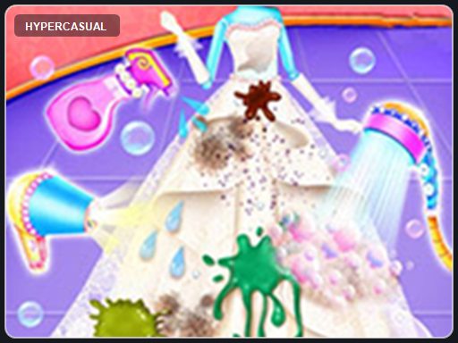 Princess Wedding Cleaning - Washing and Fixing