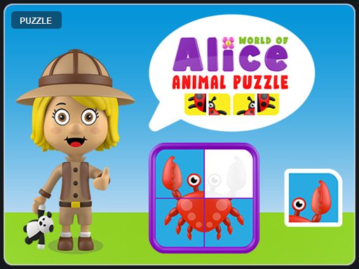 World of Alice   Animals Puzzle